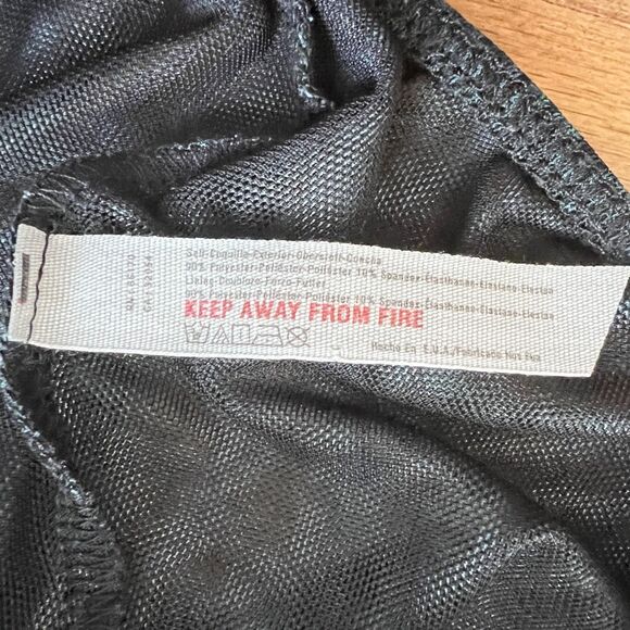 Intimately Free People Bodysuit Size S One Shoulder Snakeskin Dark Green/Black - Picture 7 of 8